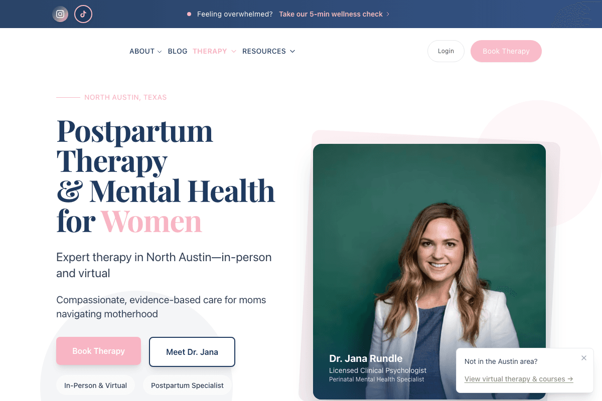 Bloom Psychology North Austin screenshot